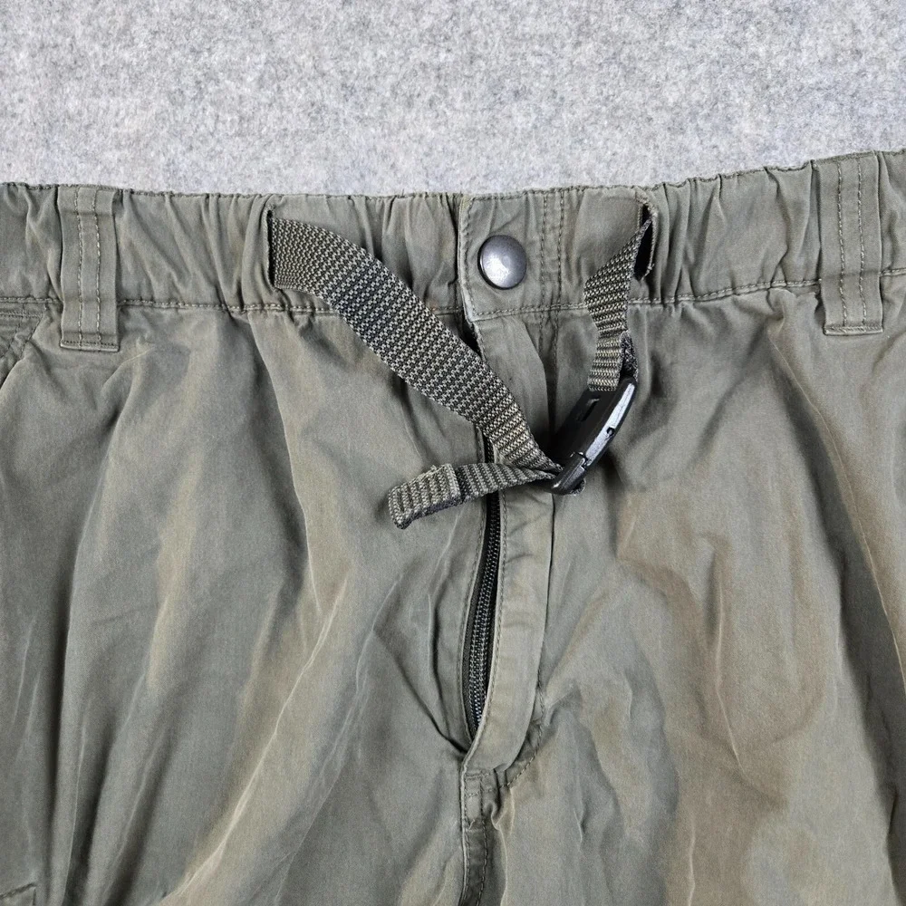 BC Clothing Cargo Shorts Mens XL Olive Green Hiking Utility Gorpcore Outdoor